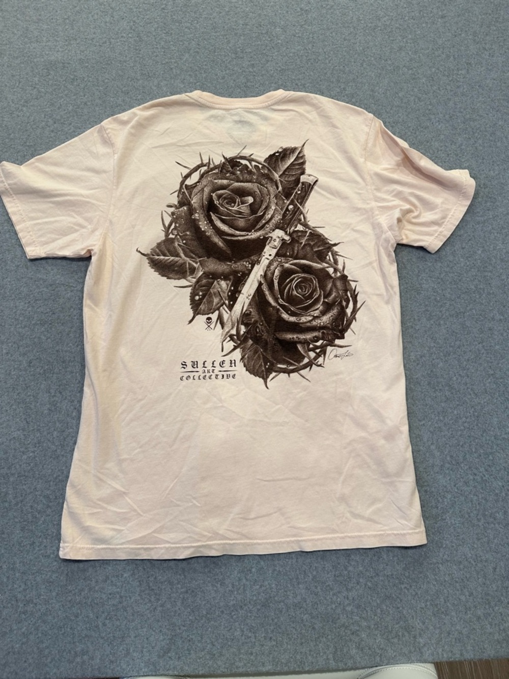 Sullen Art Collective Men's Short Sleeve Tee in Light Pink